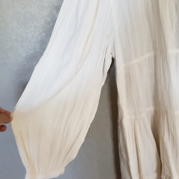 American Eagle outfitters long sleeve open back boho blouse size M. - Picture 3 of 7